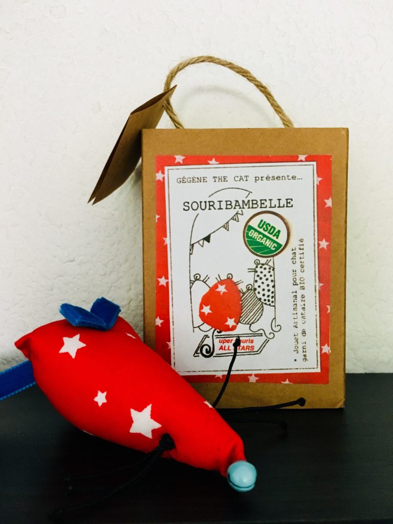 concours pour gagner une Souribambelle Super Souris - portrait de Gégène the cat - #entrepreneur #chat #felin #faitmain #artisanal #interview