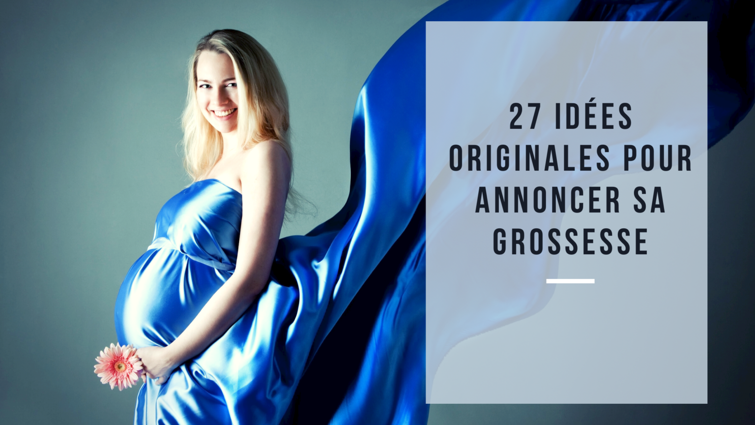 idee original pour annoncer grossesse